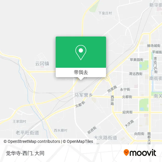 觉华寺-西门地图