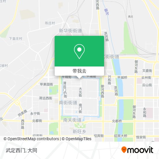 武定西门地图