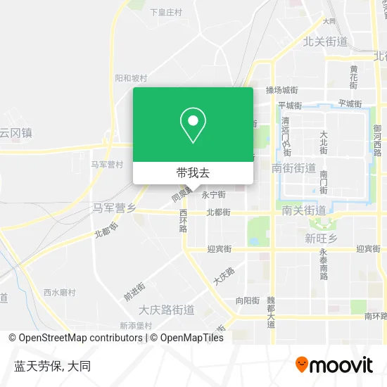 蓝天劳保地图
