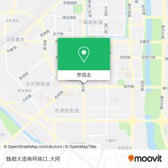 魏都大道南环路口地图