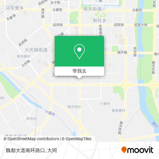 魏都大道南环路口地图