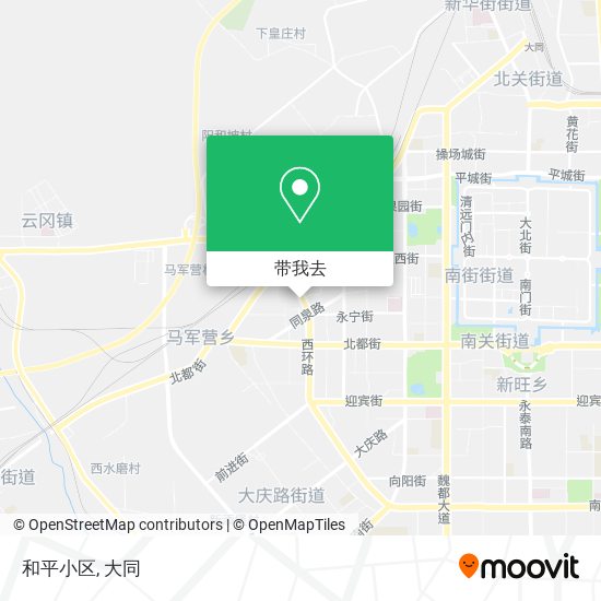 和平小区地图