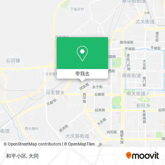 和平小区地图