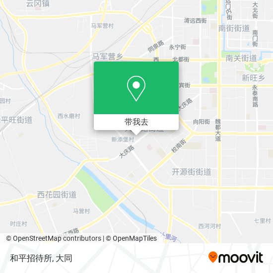 和平招待所地图