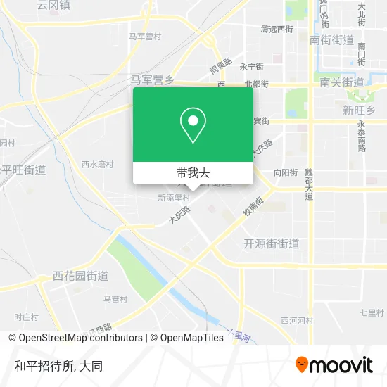 和平招待所地图