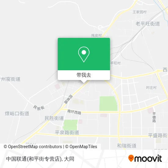 中国联通(和平街专营店)地图