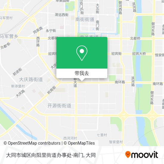 大同市城区向阳里街道办事处-南门地图