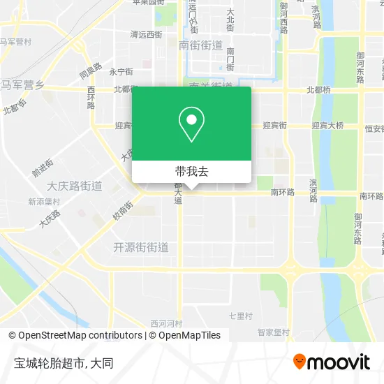 宝城轮胎超市地图