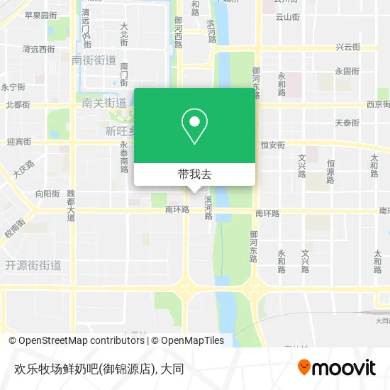 欢乐牧场鲜奶吧(御锦源店)地图