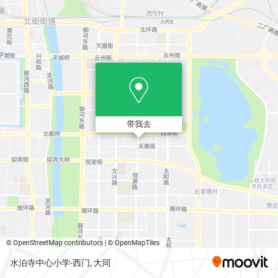 水泊寺中心小学-西门地图