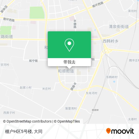 棚户H区5号楼地图