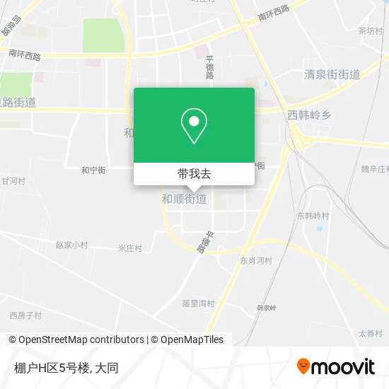 棚户H区5号楼地图