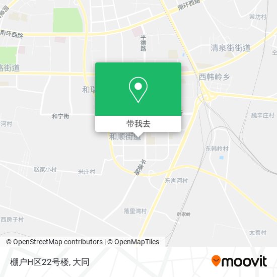 棚户H区22号楼地图