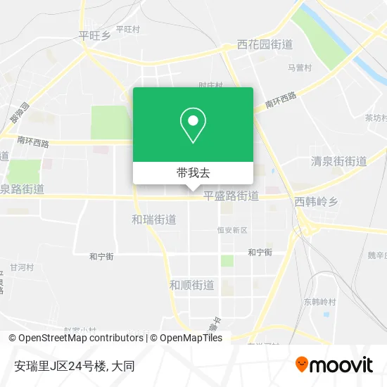 安瑞里J区24号楼地图