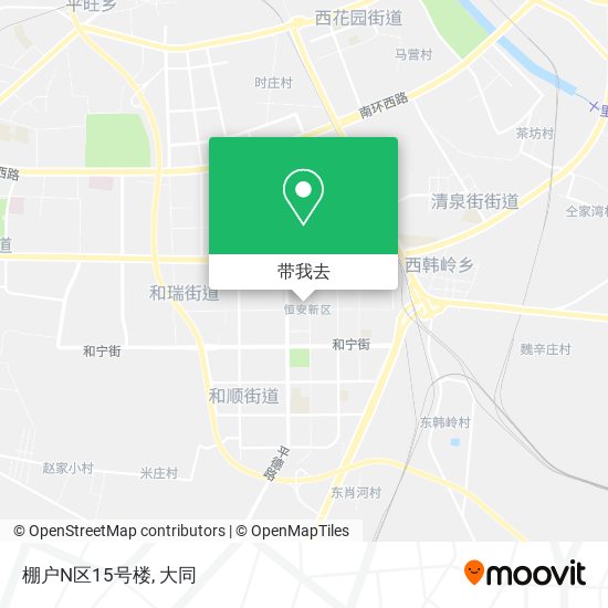 棚户N区15号楼地图