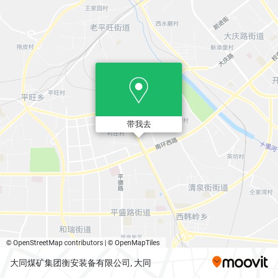 大同煤矿集团衡安装备有限公司地图