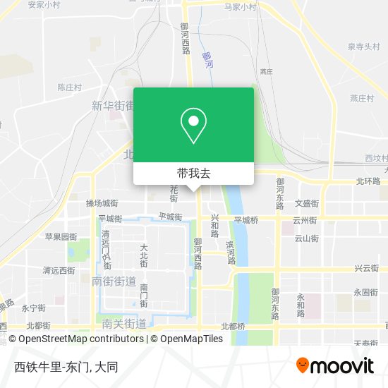 西铁牛里-东门地图