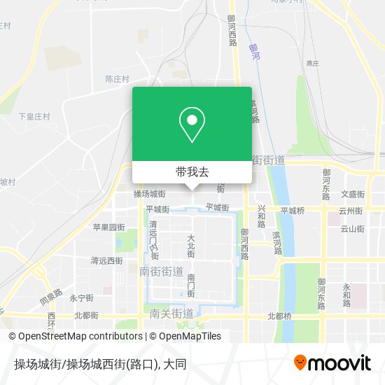 操场城街/操场城西街(路口)地图