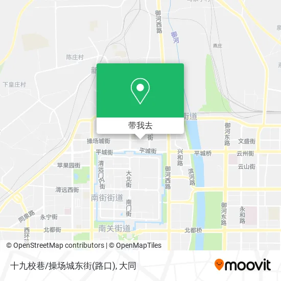 十九校巷/操场城东街(路口)地图