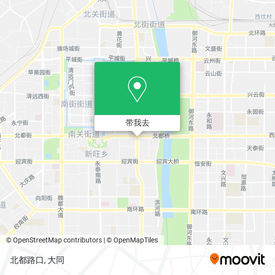 北都路口地图