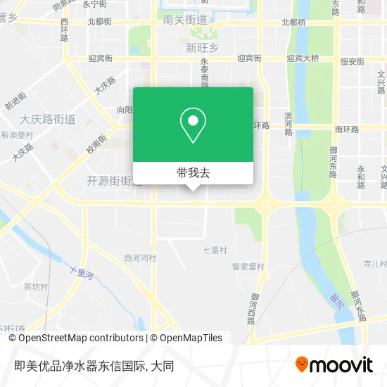 即美优品净水器东信国际地图