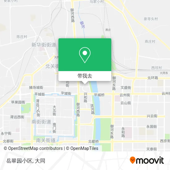岳翠园小区地图