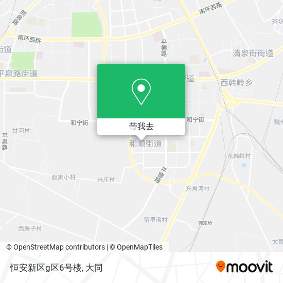 恒安新区g区6号楼地图