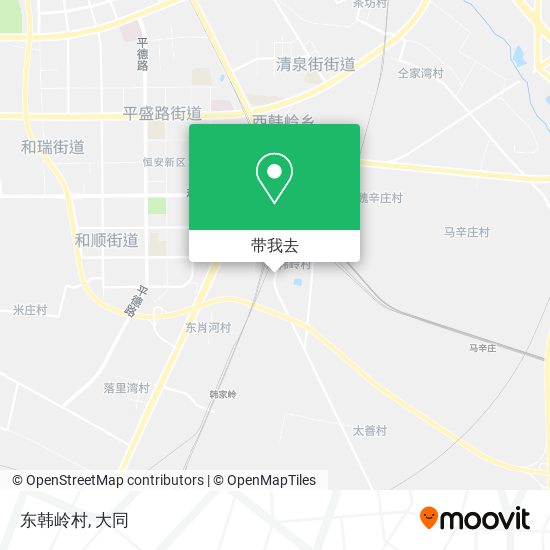 东韩岭村地图