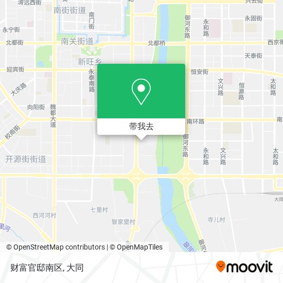 财富官邸南区地图