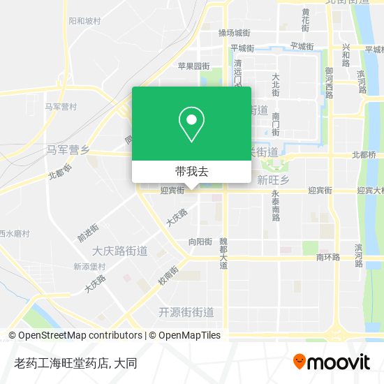 老药工海旺堂药店地图