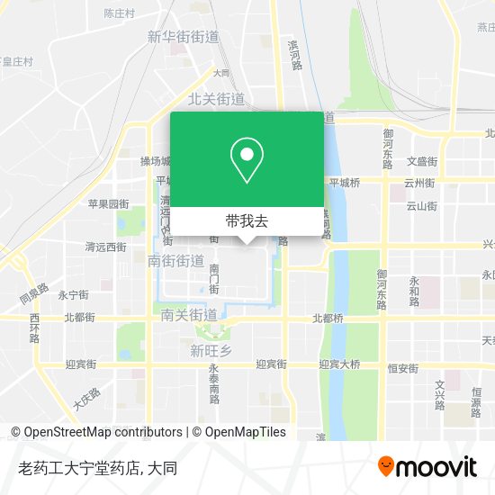 老药工大宁堂药店地图