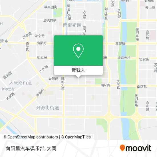 向阳里汽车俱乐部地图