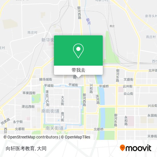 向轩医考教育地图