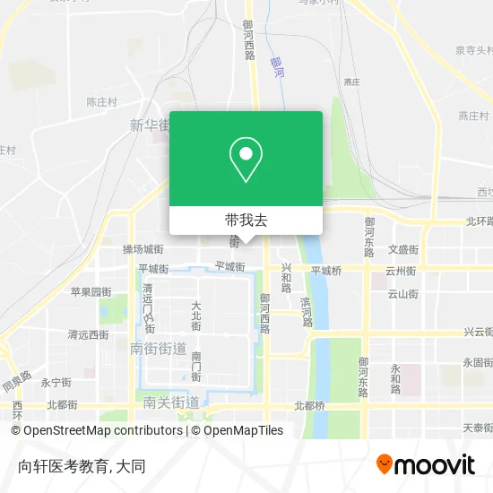 向轩医考教育地图