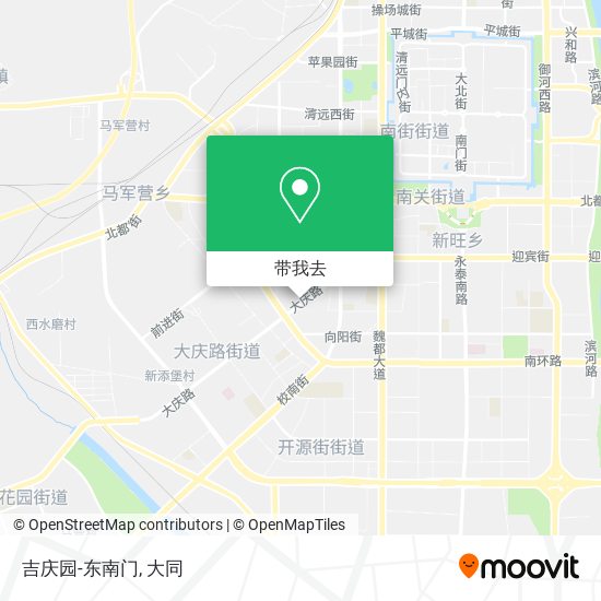 吉庆园-东南门地图