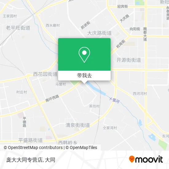庞大大同专营店地图