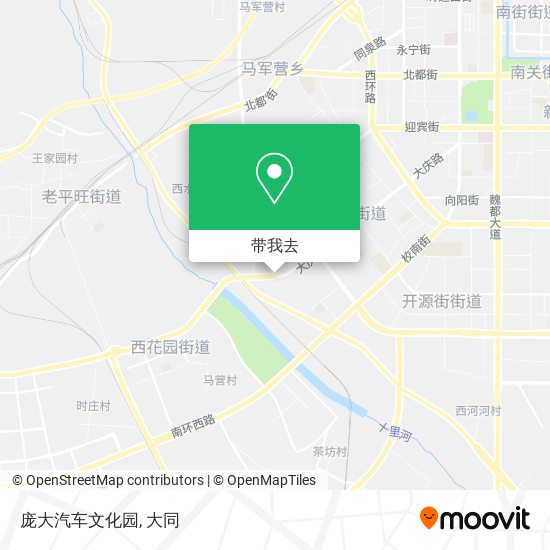 庞大汽车文化园地图