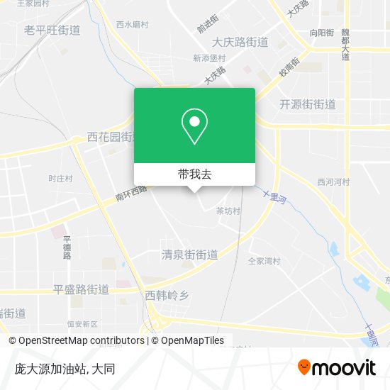 庞大源加油站地图