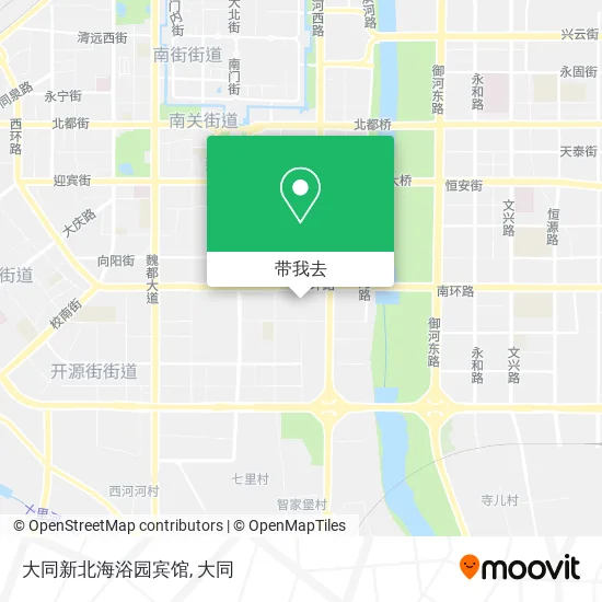 大同新北海浴园宾馆地图