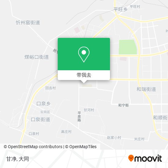 甘净地图