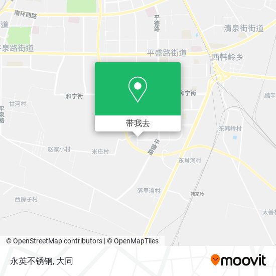 永英不锈钢地图