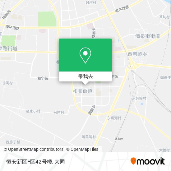 恒安新区F区42号楼地图
