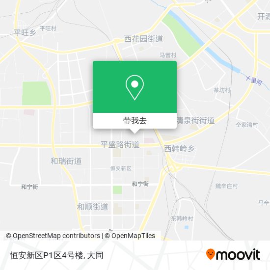 恒安新区P1区4号楼地图