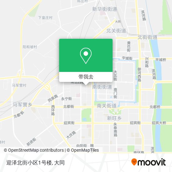 迎泽北街小区1号楼地图