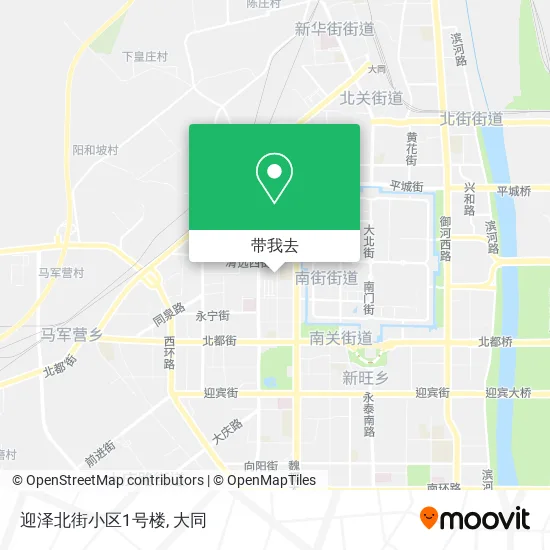 迎泽北街小区1号楼地图