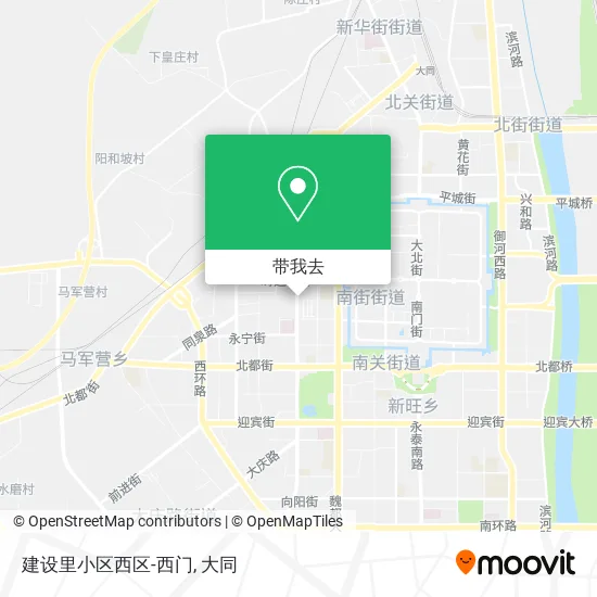 建设里小区西区-西门地图