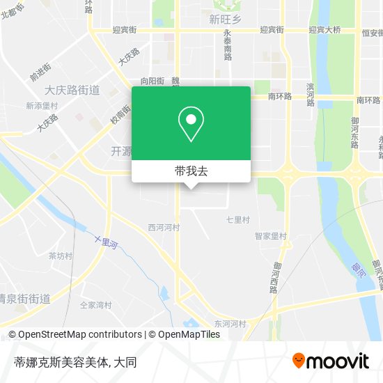 蒂娜克斯美容美体地图