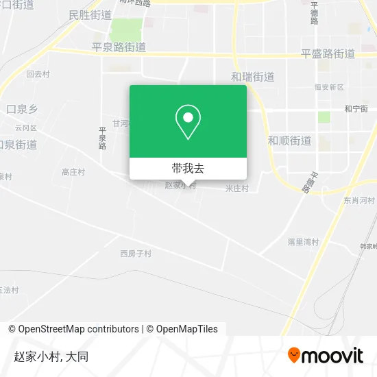 赵家小村地图