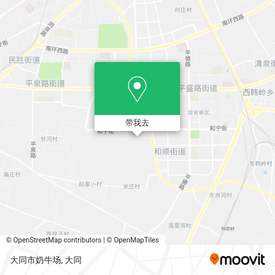 大同市奶牛场地图