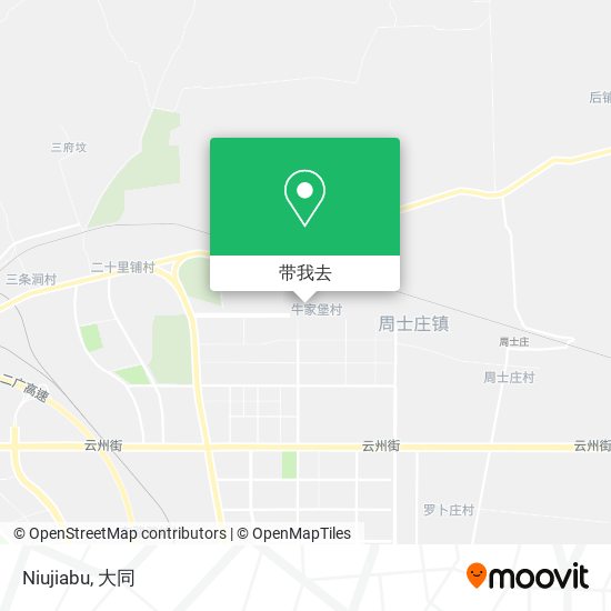 Niujiabu地图